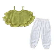 小藍鼠 xls100 果綠色雪紡套裝商品批發(fā)價與銷量數(shù)據(jù) 貨捕頭